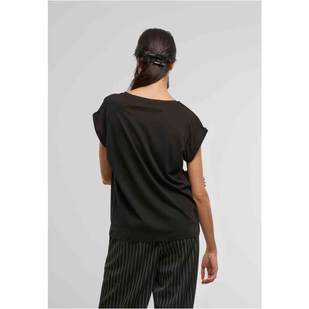 Urban Classics - Viscose Extended Shoulder Top - Schwarz